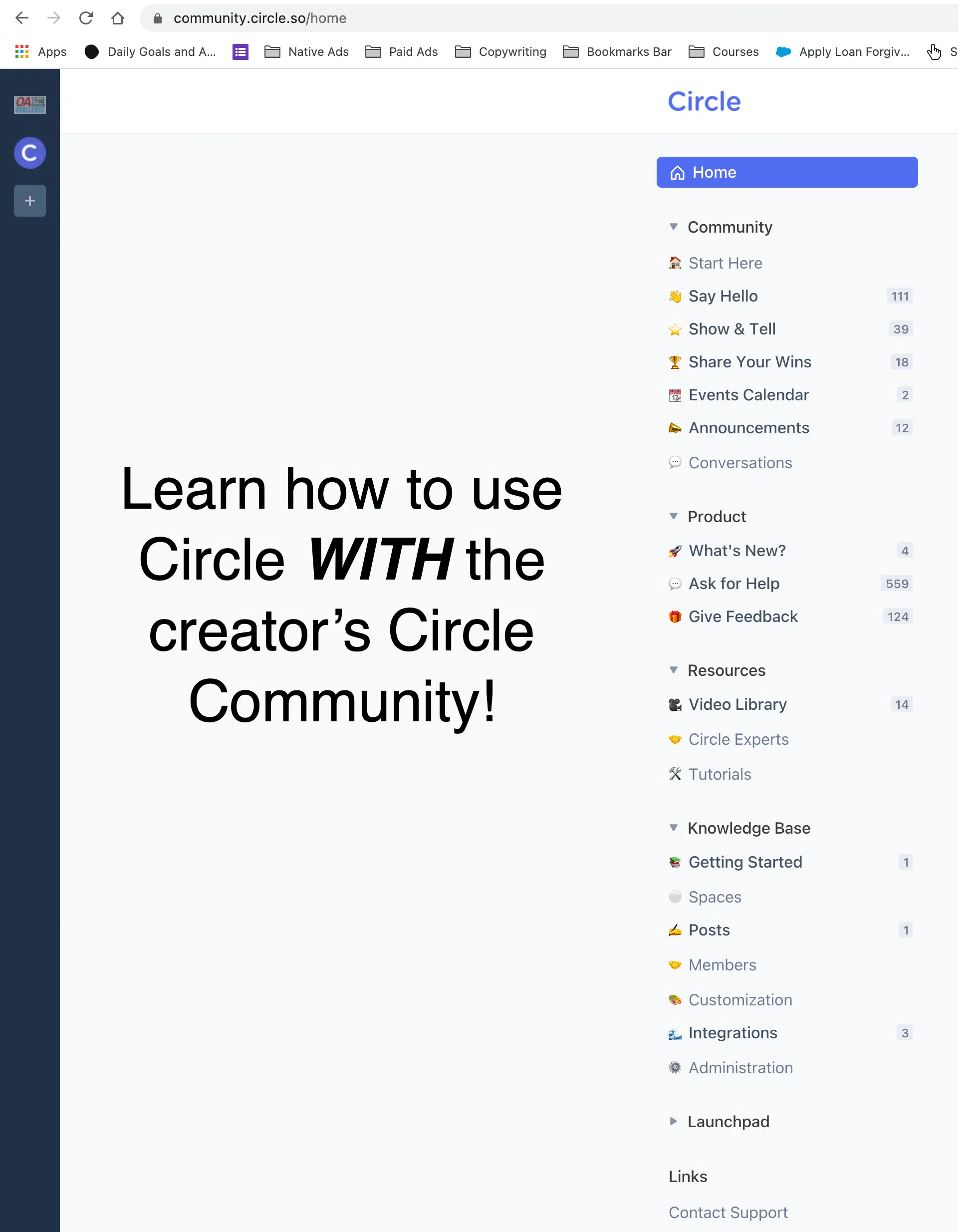 Circle Community Circle Community