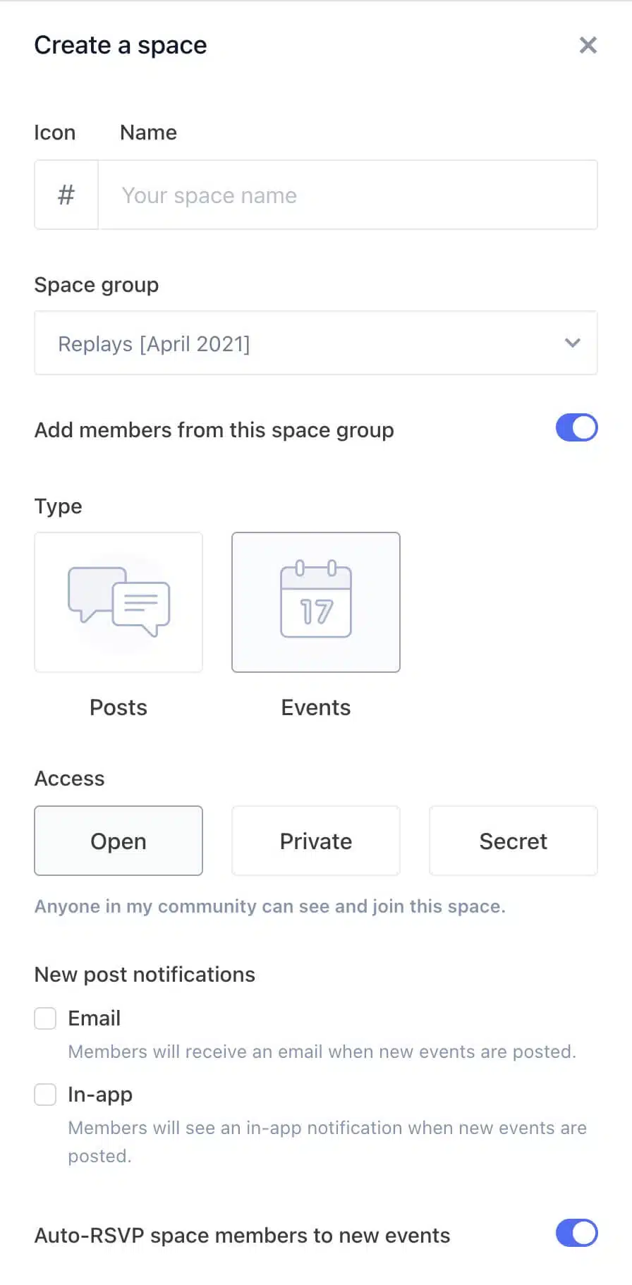 Circle-so create spaces --- Circle-so create spaces ---