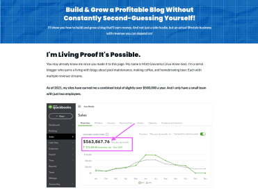 affiliate marketing landing page examples - Blog Builder Kit
