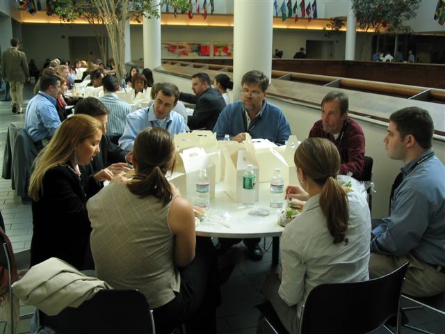 Networking lunch at Affiliate Summit 2003