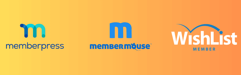 best WordPress membership plugins: MemberPress, MemberMouse, and WishList Member