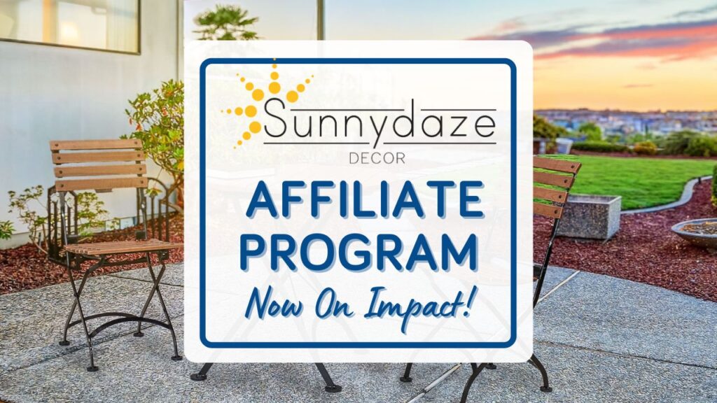 Sunnydaze Decor Affiliate Program Now On Impact